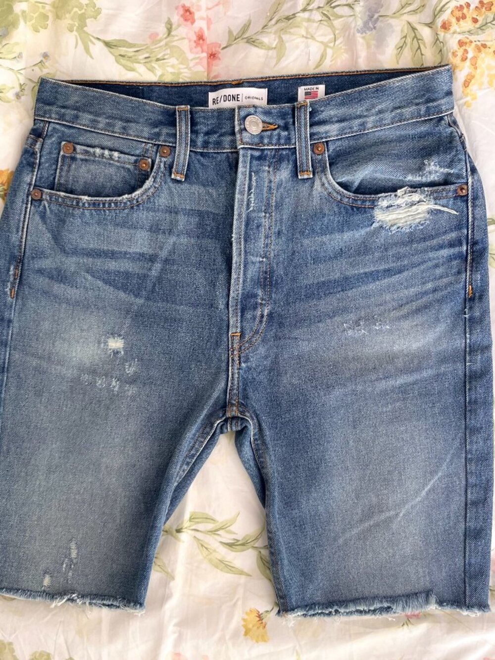 Re/Done Denim Shorts